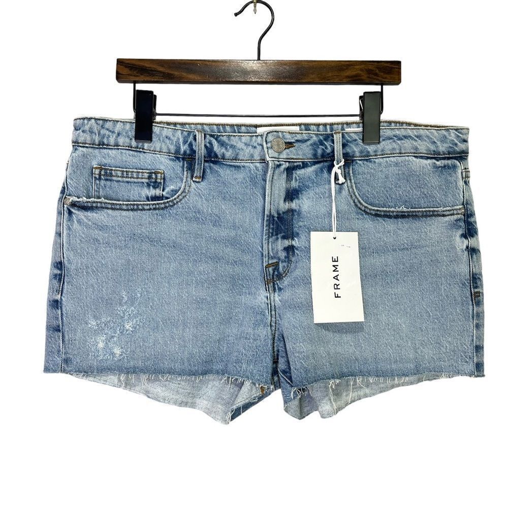 NEW Frame Le Grand Garçon Short in Hideaway Size 32 - Picture 3 of 10